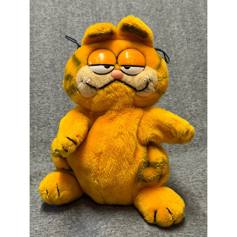 VTG Garfield Full Body Hand Puppet Dakin Plush  Tabby Cat United Feature 1980s